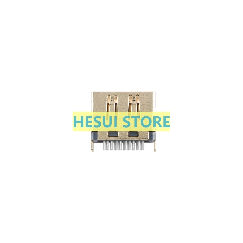 1/5PCS HDMI Female hard Type A 19PIN splint HD Display Transmission Interface Connector socket - Gold plated