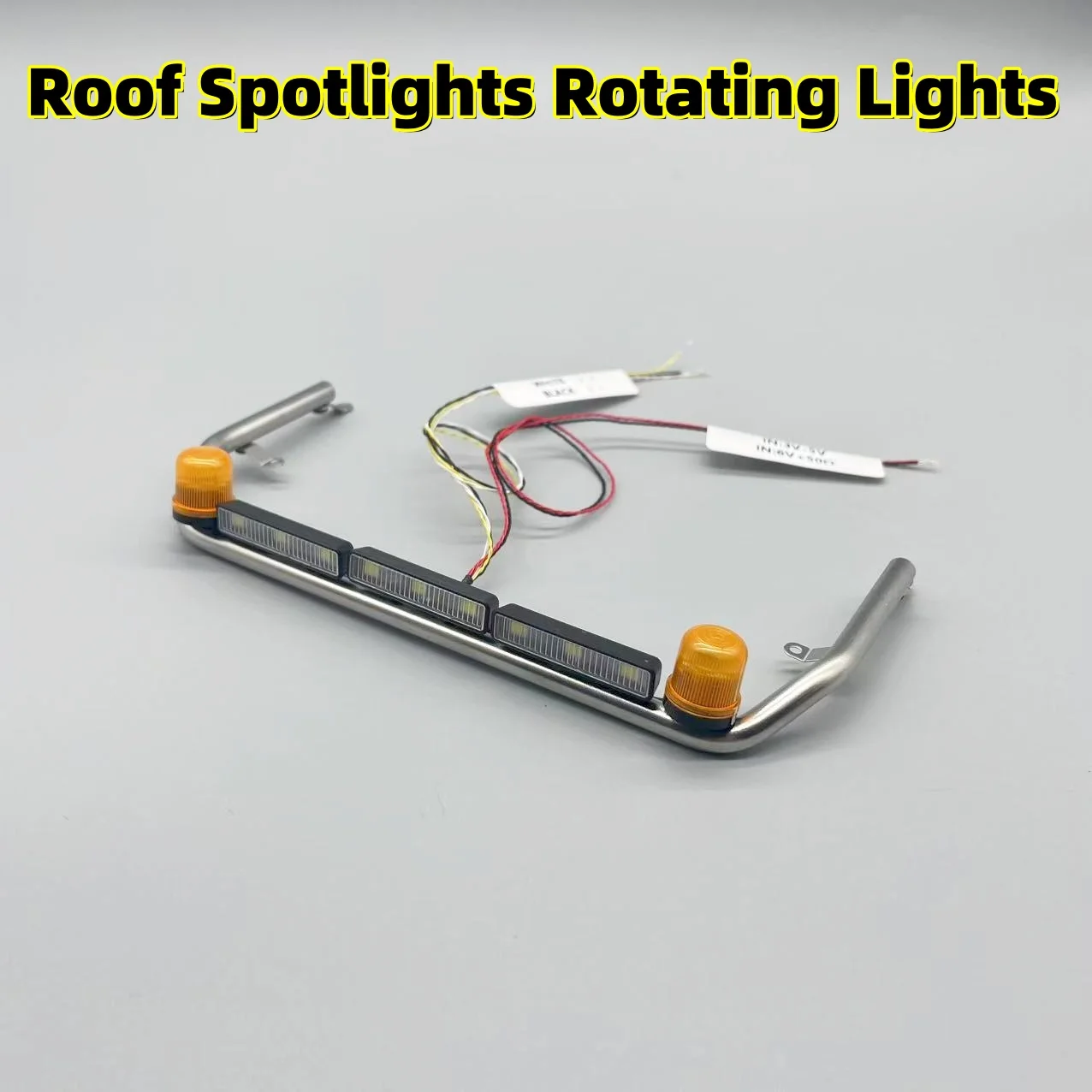 

Roof Spotlights Rotating Lamp Led Simulation For 1/14 Tamiya RC Lesu Scania Man Actros Romote Control Tractor Modified Trailer
