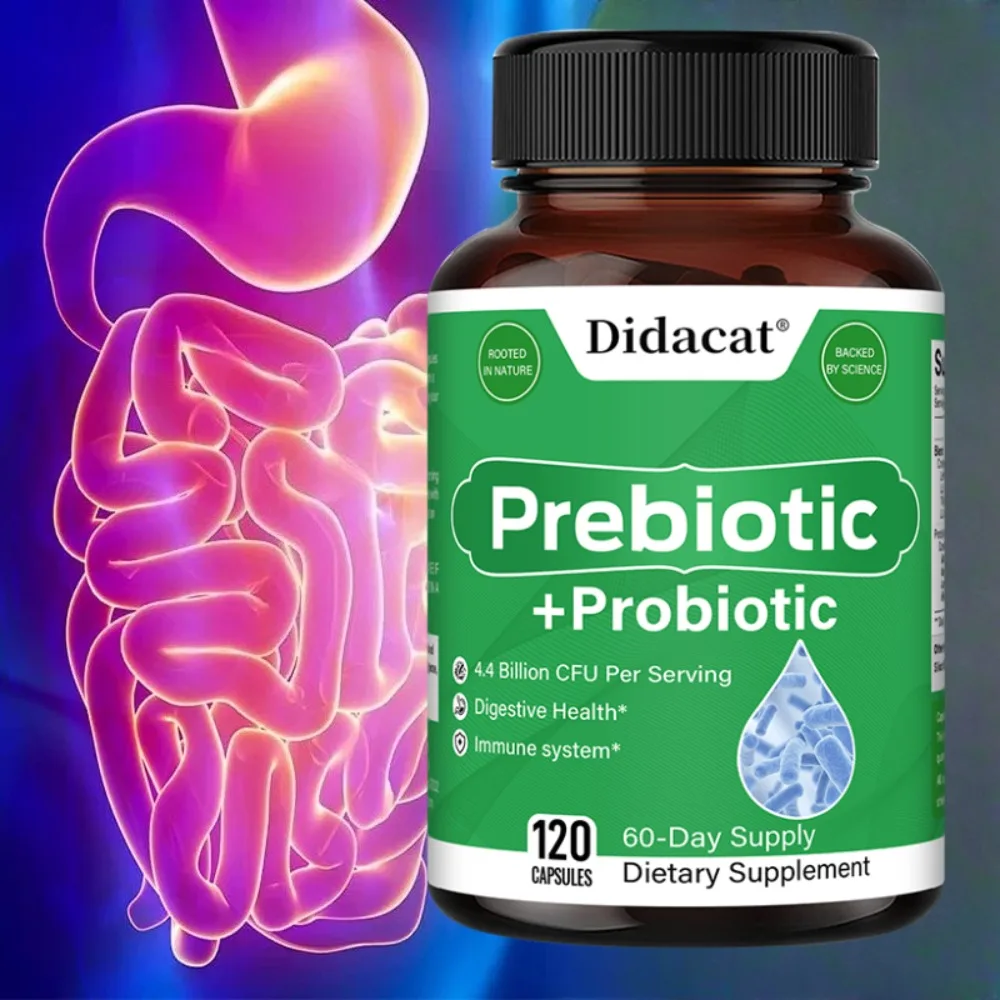 Prebiotics and Probiotics Gut Health Supplement for Men and Womens Support Digestive and Immunity