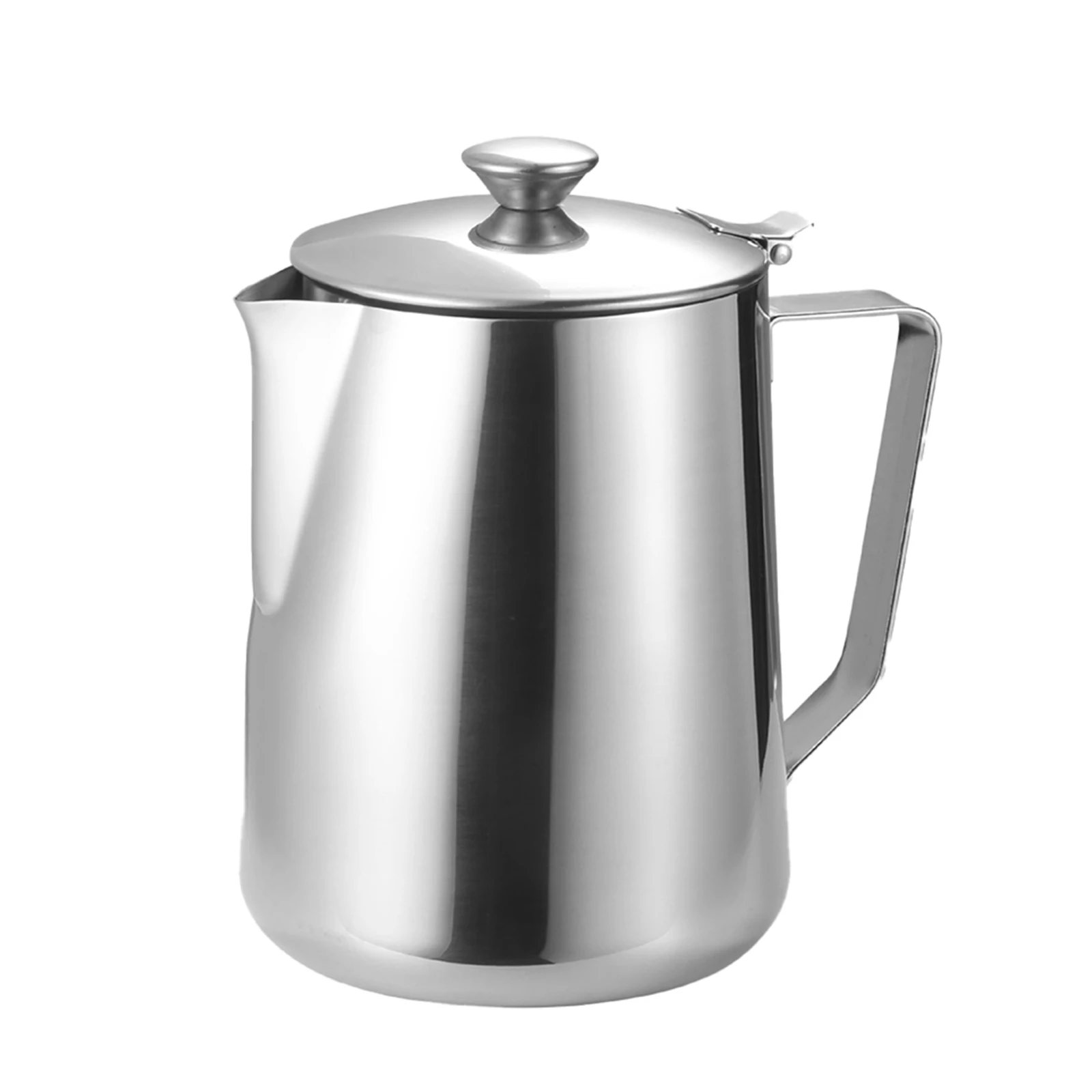 Create Fantastic Milk Coffee Foam Kettle Milk Frothing Package Content Special Lid Design Thick And Comfortable Body