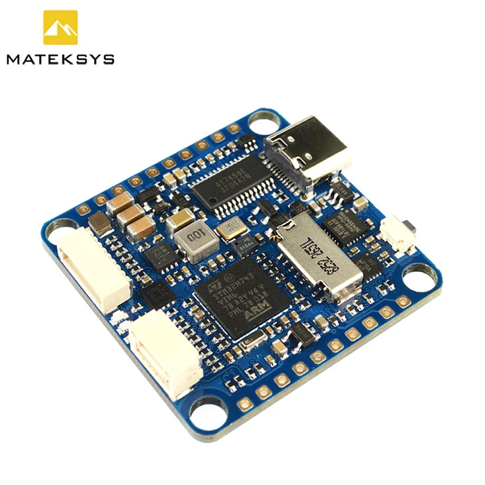 

MATEK Systems H743-SLIM H7 Flight Controller STM32H743 with OSD BEC 5V 2A USB Type-C 2-8S 30.5x30.5mm for RC FPV Racing Drone