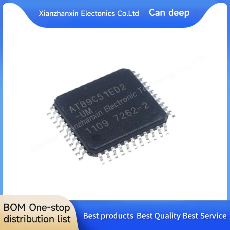 1pcs/lot AT89C51ED2-RLTUM AT89C51ED2-UM QFP-44 Micro controller