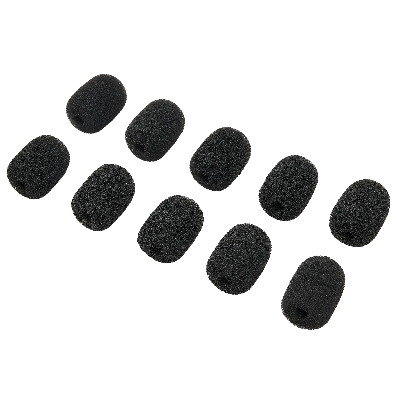 10 stücke 6mm Mini Headset Mikrofon Abdeckung Schwamm Schaum Windschutzscheibe Ersatz Lavalier Schwanenhals Konferenz Mic Abdeckung – Detail 2