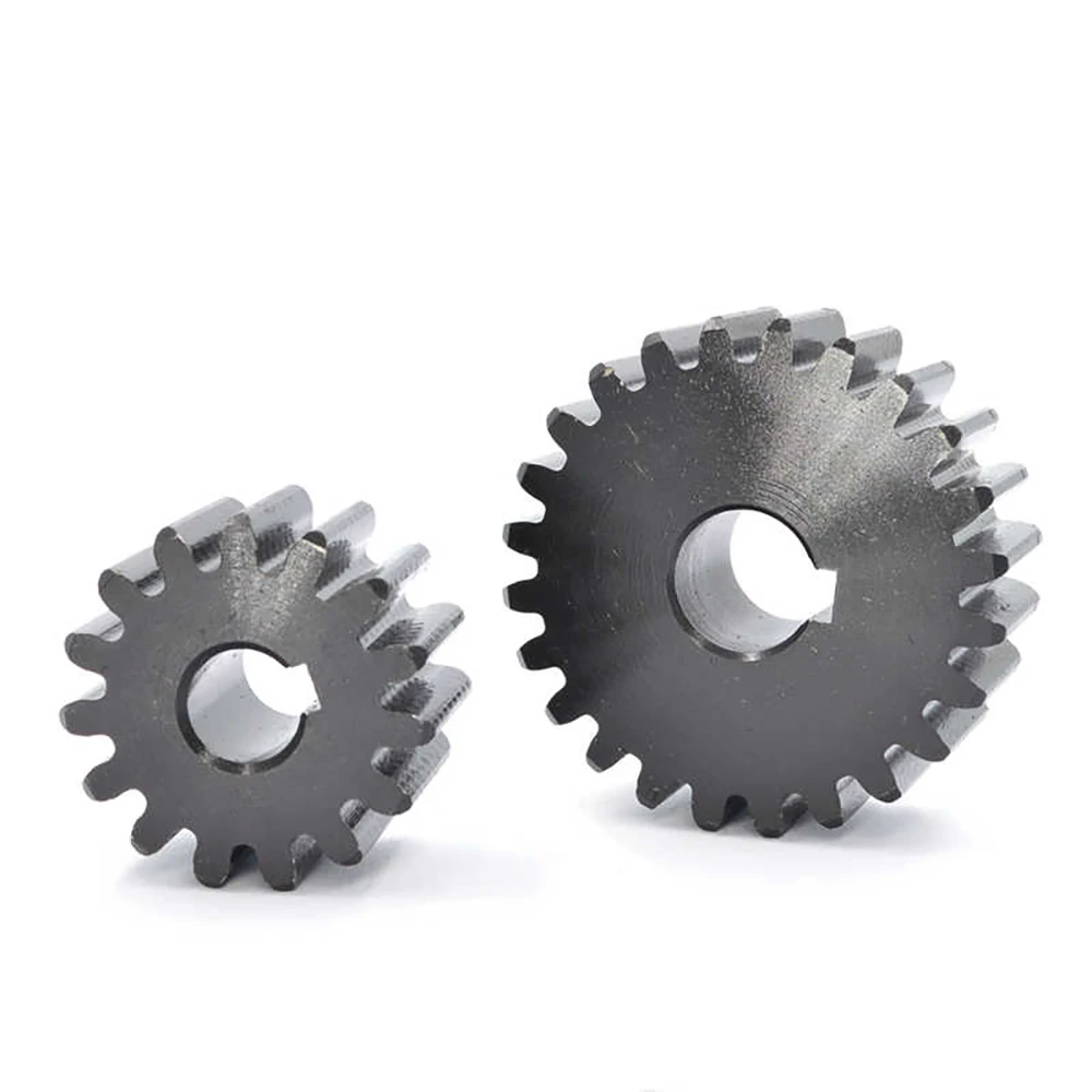 45 # Carbon Steel Hole 10/12/14/15/16mm Type 2 12T-16T Positive Gear 2 Mod Mechanical Transmission Motor Small Gear
