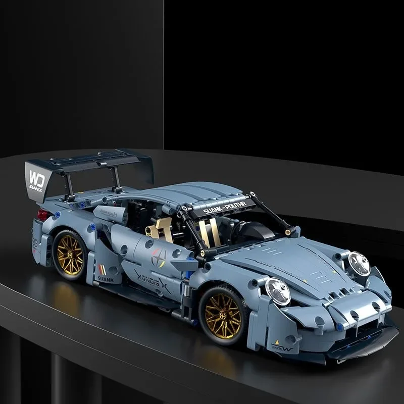 Technische Racing Sport Car Model Bouwstenen technische volwassenen 1:14 DIY Supercar Baksteen Puzzel Speelgoed Kid Volwassen Gift (1200 + korrel)