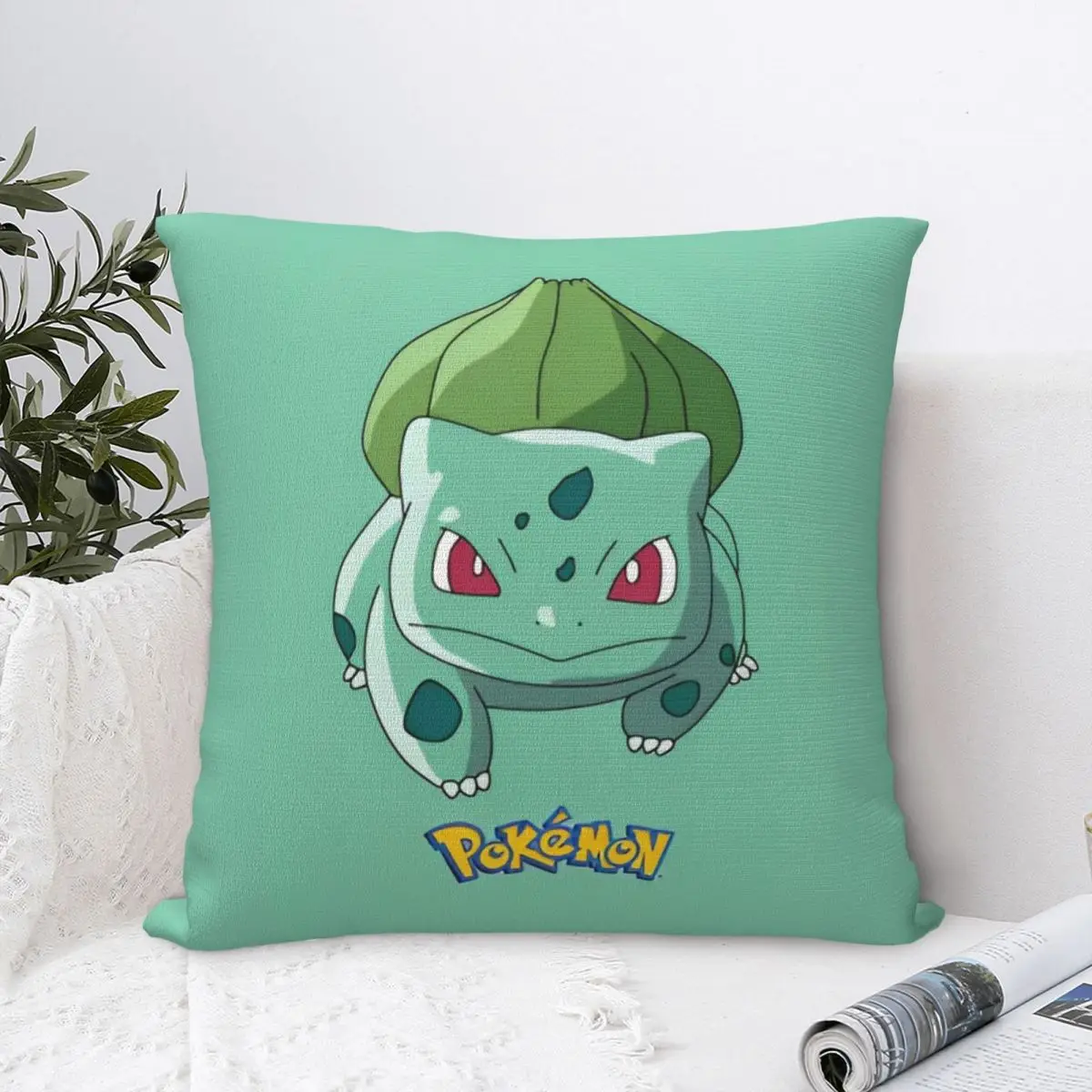 Pillow Case Pokemon Pikachu Japan Kawaii Soft Pillow Cover Vintage Cushion Cover Graphic Pillowcases For Sofa Home Decorative