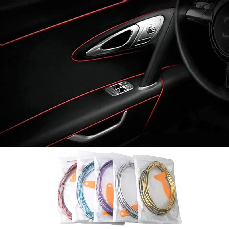 Car interior trim strips, car dashboard door edge moldings, decorative styling car coverings