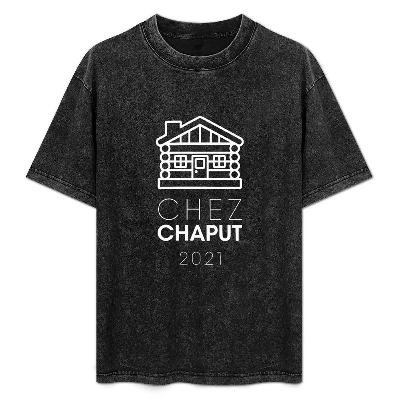 

Chez Chaput - White T-Shirt shirts graphic tee new edition Aesthetic clothing luxury clothing labubu slim fit t shirts for men
