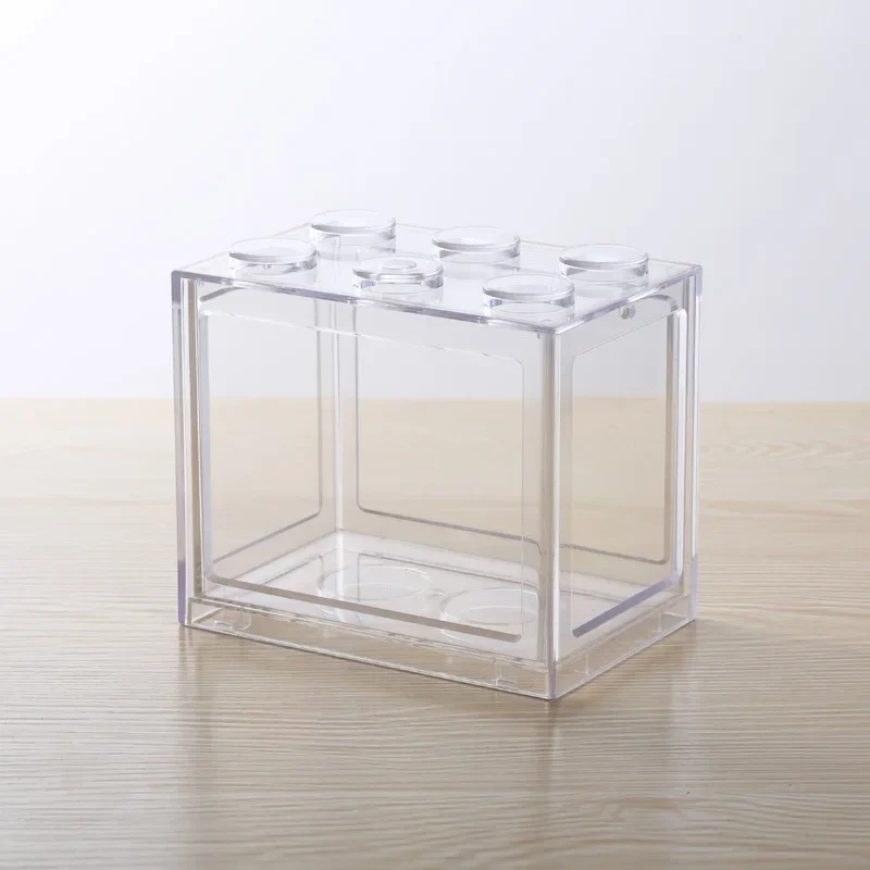 

Transparent Small Fish Tank, Desktop Mini Landscape, Living Ecological Tank, Desktop