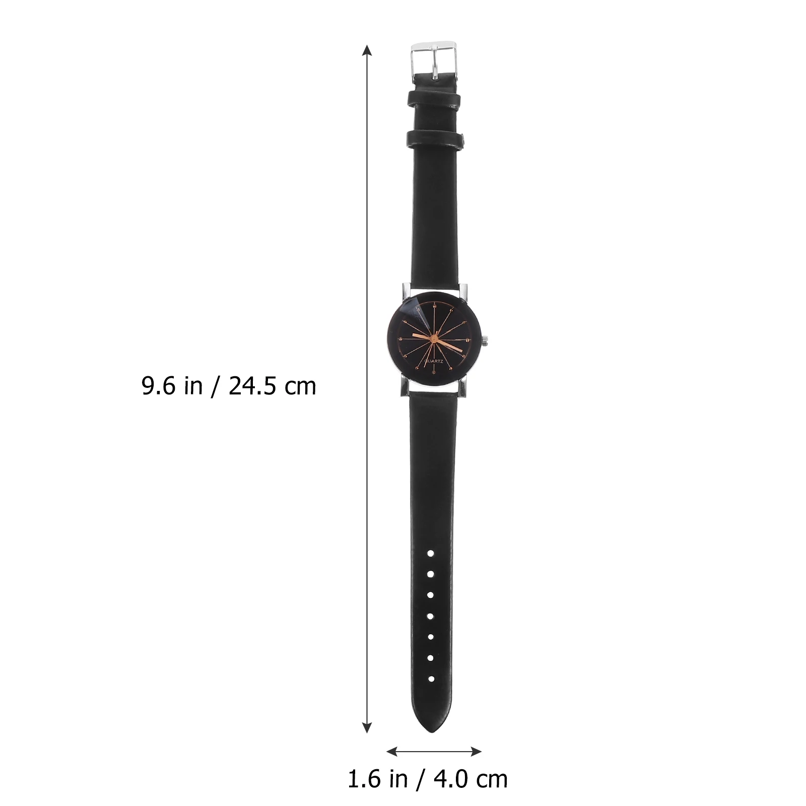 

Stylish Women Quartz Watch PU Strap Casual Wrist Watch Stainless Steel Buckle Accurate Timekeeping Holiday Gift