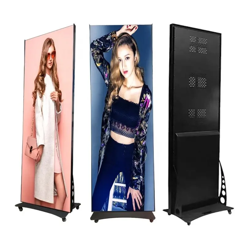 P2 P2.5 Floor Standing LED Poster Full Color Indoor Commercial Advertising Screen - view 4