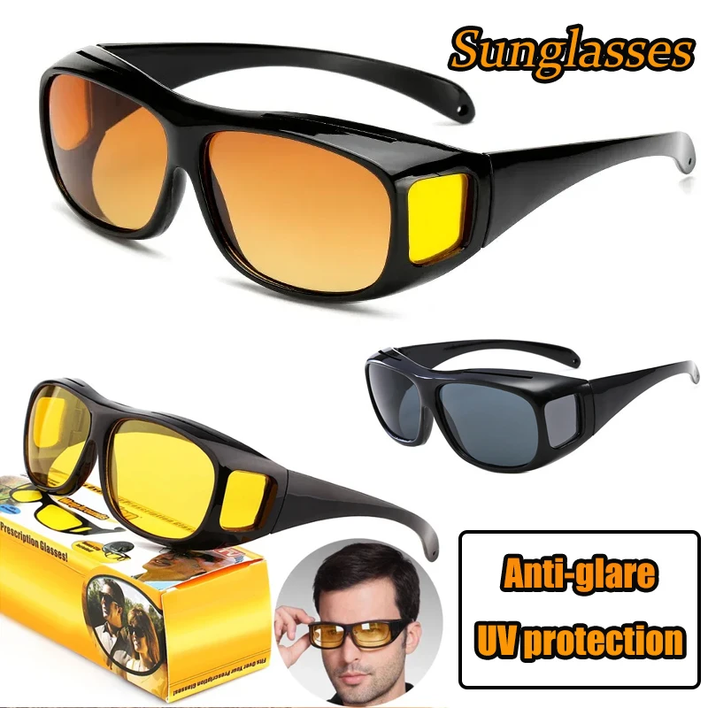 

Night Vision Sunglasses Auto Night Driving Glasses Anti-Glare Safety Goggles UV Protection Sunglasses Unisex Gift Car Parts