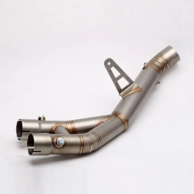 Modified Motorcycle Exhaust Escape  Mid Link Tube for Yamaha YZF R1 2015 2016 2017 2018 2019 2020‑2021