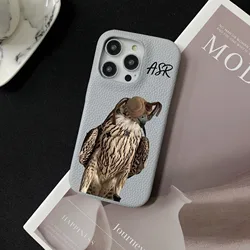 Personalized Customized Name Letter Leather Case For Iphone 15 16 pro max 14 13 Pro Max 12 Mini 11 kafr letters Luxury Covers