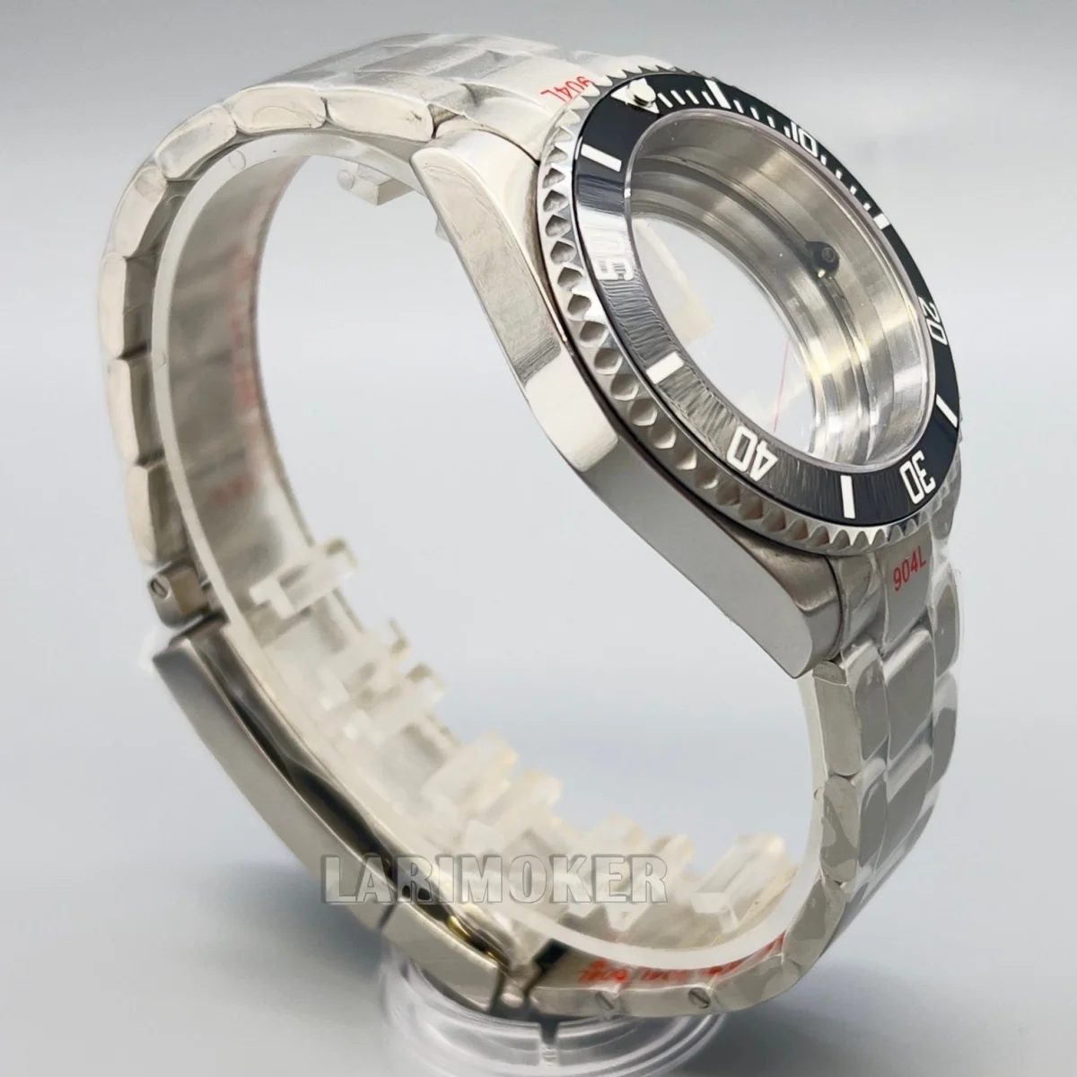 Caja de buceo de 40mm, pulsera con bisel de cerámica, cristal de zafiro NH34 NH35 NH36 NH38 NH39 NH70 ETA2824 PT5000, movimiento resistente al agua