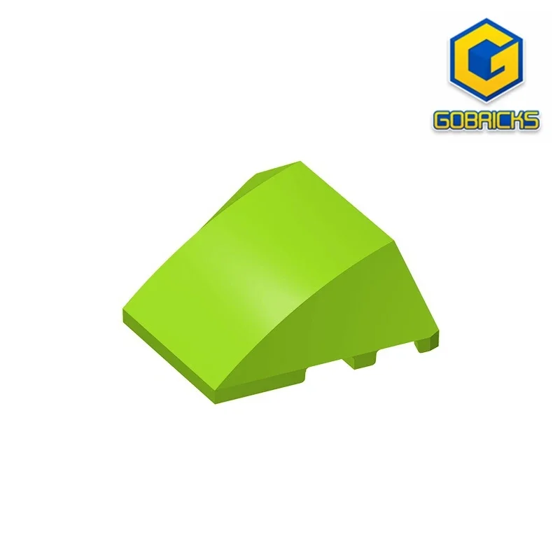 MOC PARTS GDS-762 BRICK 4X3 W. BOW/ANGLE compatible with lego 64225 children's DIY Educational Building Blocks Technical