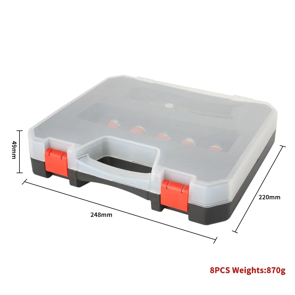 Set Mata Bor Forstner dengan Tang Pelubang Pita Tepi Mata Bor Countersink Pengeboran Kayu Pembongkaran Ekstraktor Sekrup Kayu