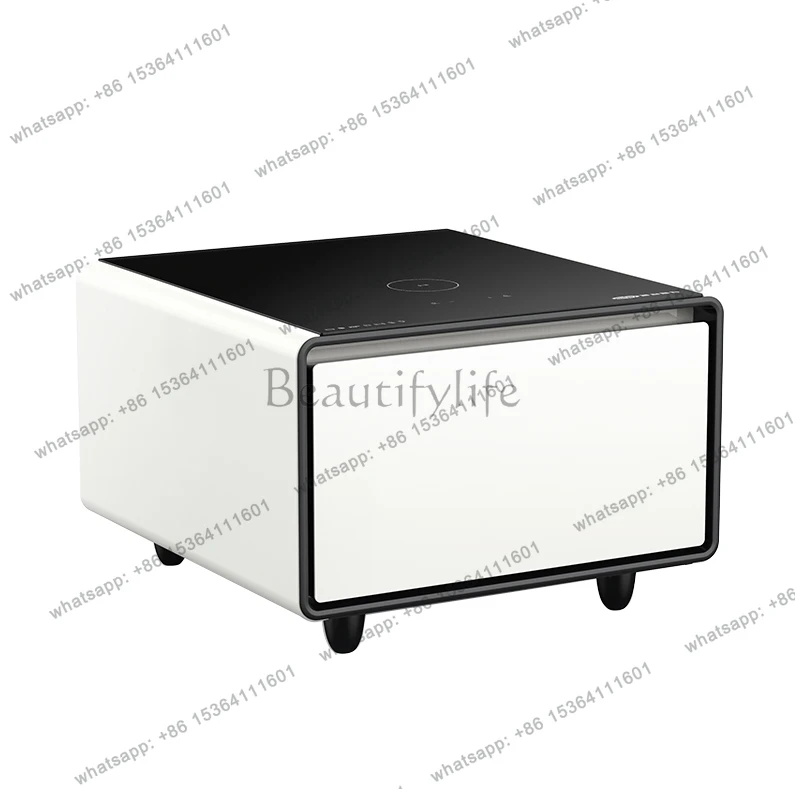 Factory Direct Modern 65L Fridge with Wireless Charging Smart Coffee Table Home Refrigerator Mini Side Table Coffee Tables