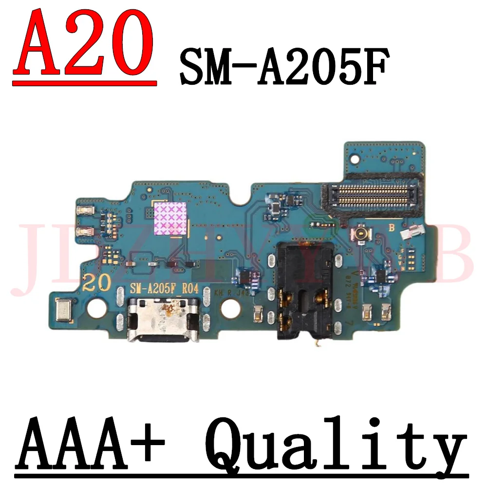 USB Charge Port Jack Dock Connector Charging Board For Samsung Galaxy A20 SM-A205F A205U Motherboard Main Flex Cable