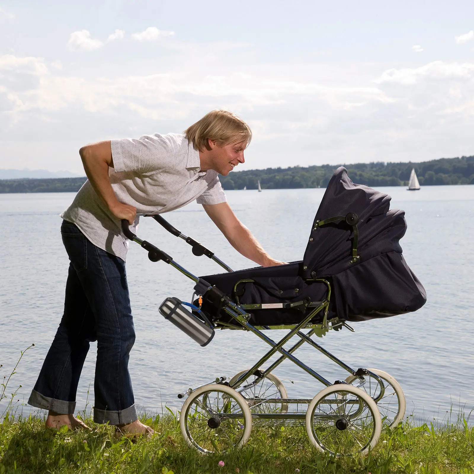 

2Pcs Stroller Hooks for Hanging Bags Multi-Use Clip Compatible with Stroller Organizers Diaper Bag Storage Solution
