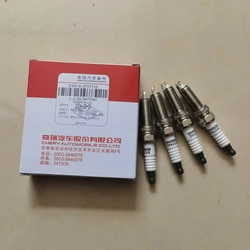 4PCS/SET Spark Plug For Chery Tiggo 3 A3 M11 J3 Arrizo 5/7 E4G16 DVVT Engine E4G16-3707110