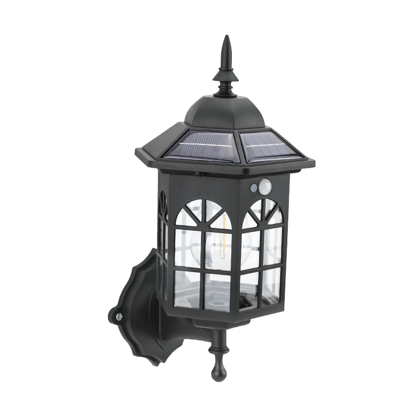 1PC Retro Landschap Solar Pathway Light Tungsten Filament Lampen Outdoor Tuin Straat Vloer Decoratieve Solar Tuin Led-verlichting