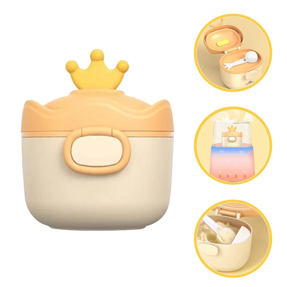 

Scoop Double Layer Baby Formula Storage Container Portable Leak Proof Travel Milk Powder Holder For Infant Snack Candy Storage