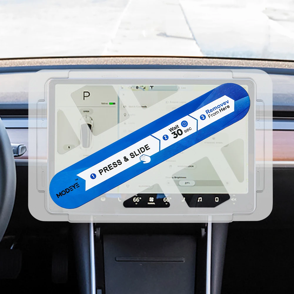 

For Tesla 15 Inch Car Central Control Screen Film Tempered Glass Screen Protector Anti-Blue Light Film Hd Film For Model 3 Y