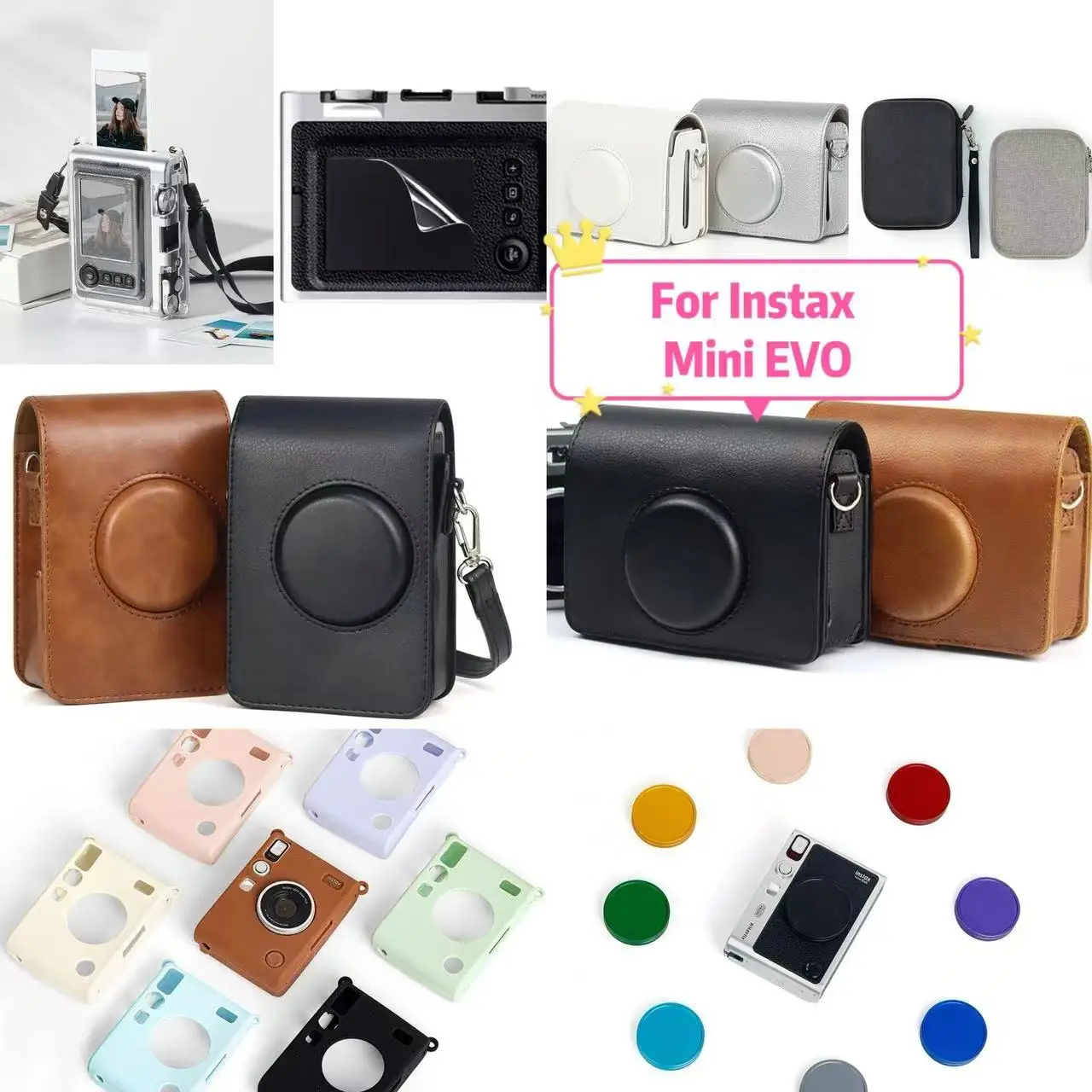 Instax mini EVO Protective Camera Case Bag for Fujifilm Instax mini EVO