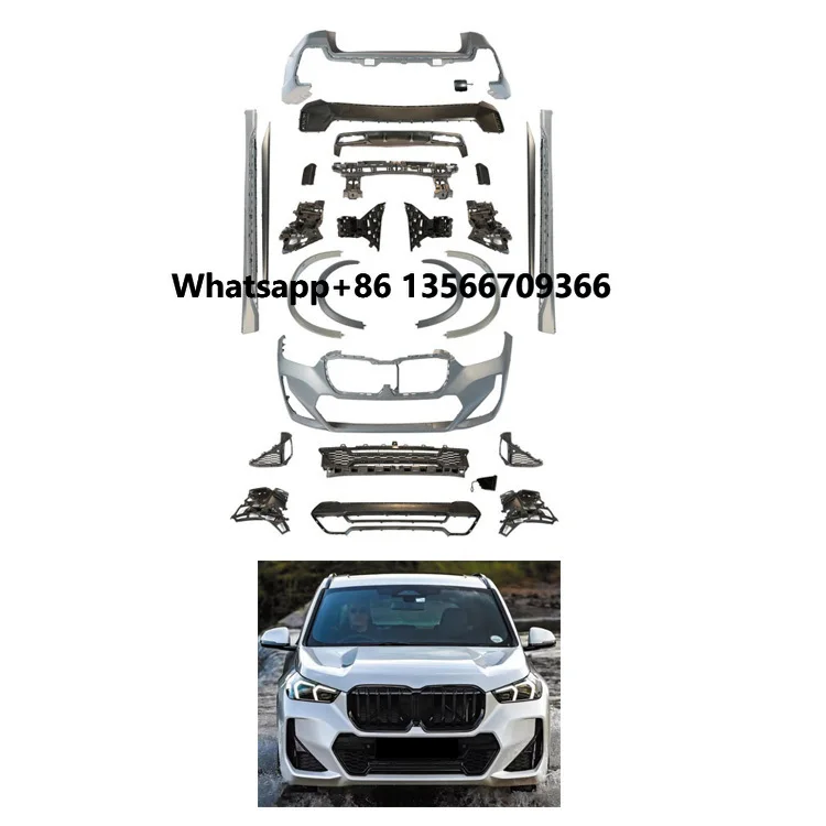 

Factory Sales Upgrade MT Style PP Side Skirt Car Auto Part Bumper Accessories Body Kit for BMW X1 U11 U12 2023+