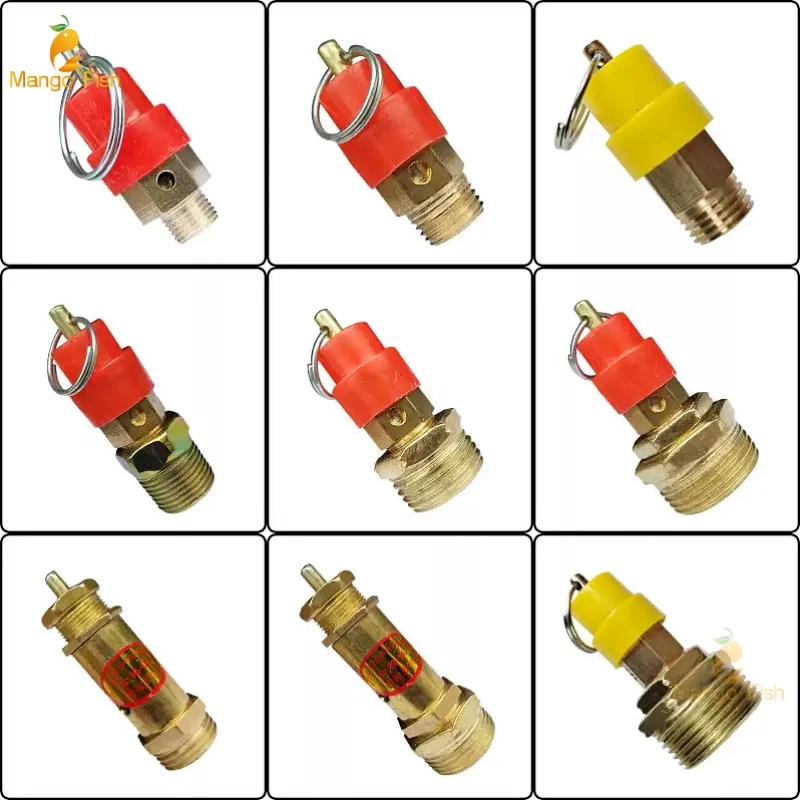 

1/10 шт. 1/4 ''3/8 "1/2" 2/3/4/5/6/7/8/10/12 кг воздушный компрессор предохранительный клапан регулятор сброса давления для труб под давлением