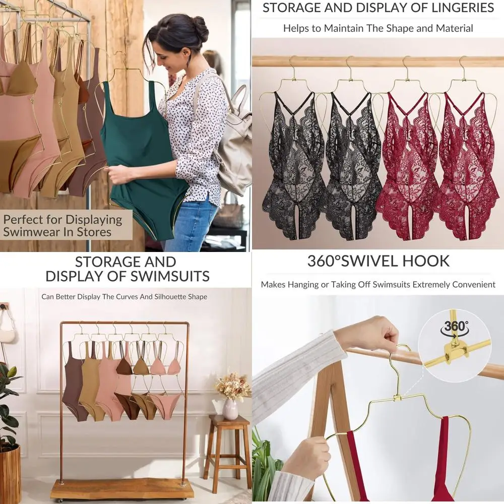 

Вешалка для купальника, нижнего белья с верхним поворотным крючком, складная конструкция для удобного хранения
