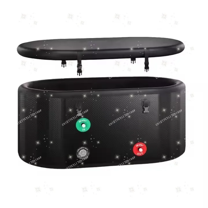 

Inflatable Brushed Ice Bath Bucket Cold Therapy Ice Bucket Brushed Soaking Bath Bucket