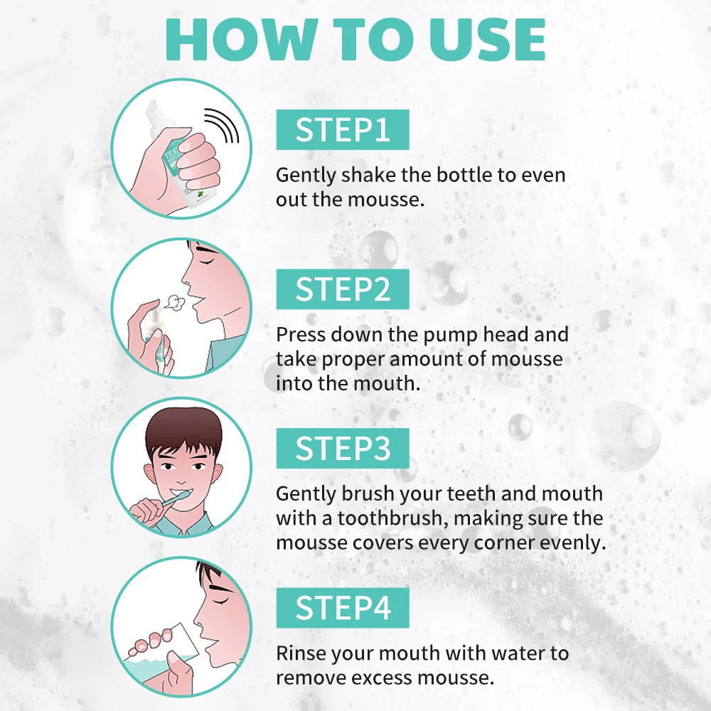 Zahnaufhellungs-Mousse-Schaum- – Teeth Whitening With Baking Soda Bewertung und Preis