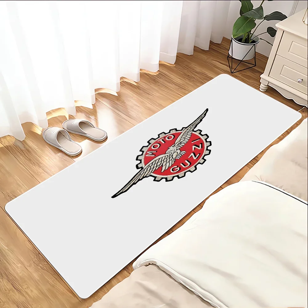 Moto G-Guzzi Motorcycle Logo Floor Mats Kitchen Mat Bedroom Carpet Rugs Entrance Door Doormat Balcony Rug Foot Bath Room House