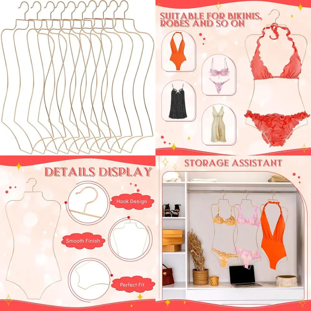 

Вешалки для бикини для демонстрации - Проволочные вешалки для нижнего белья для купальника и купального костюма