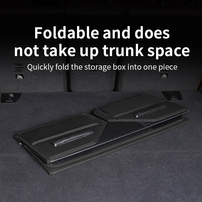 

For Haval Jolion H9 F7 H7 H3 H5 Storage Box PU Leather Multipurpose Car Trunk Storage Organizer Stowing Tidying Auto Accessories