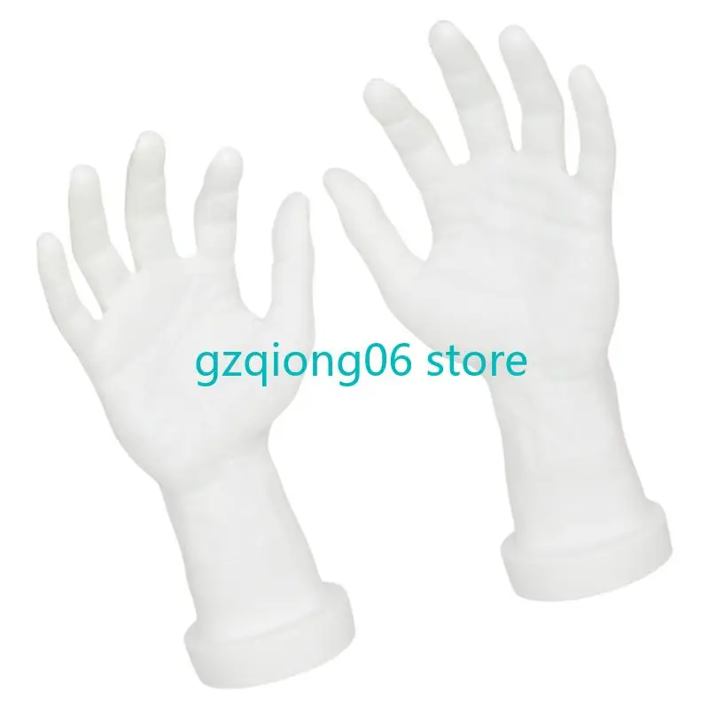 

K3NF Pair of PVC Male Hand Models Mannequin Hands for Costume Props and Art Projects