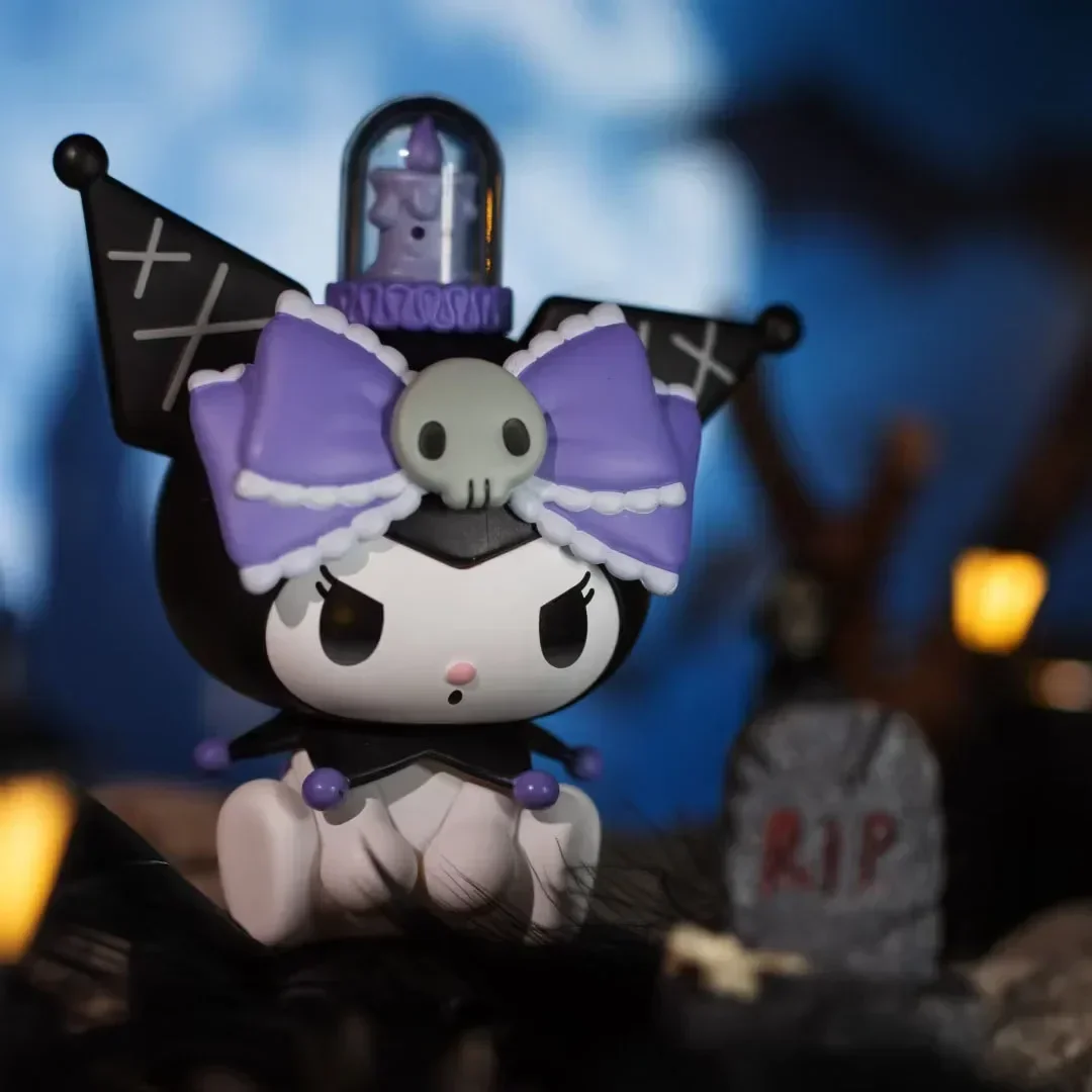 MINISO Kuromi Midnight Stories Serie Blind Box Speelgoed Kawaii Anime Action Figure Caixa Caja Verrassing Mystery Box Poppen Meisjes Gift