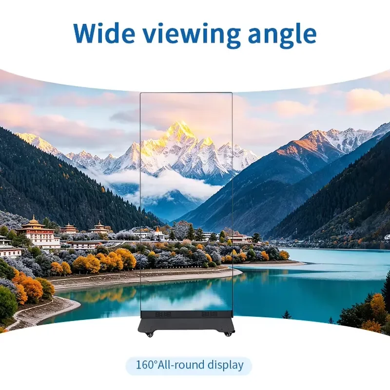 for GOB Advertising Display Split Screen Video Wall Indoor Outdoor LED Totem Screen Multiple Input Methods for Exhibition