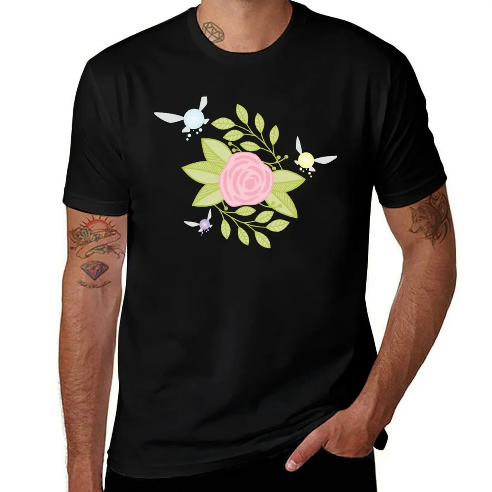 

Garden of Fairies T-Shirt t shirt for man cotton tshirt 100% t shirts for man graphic vintage T-Shirt