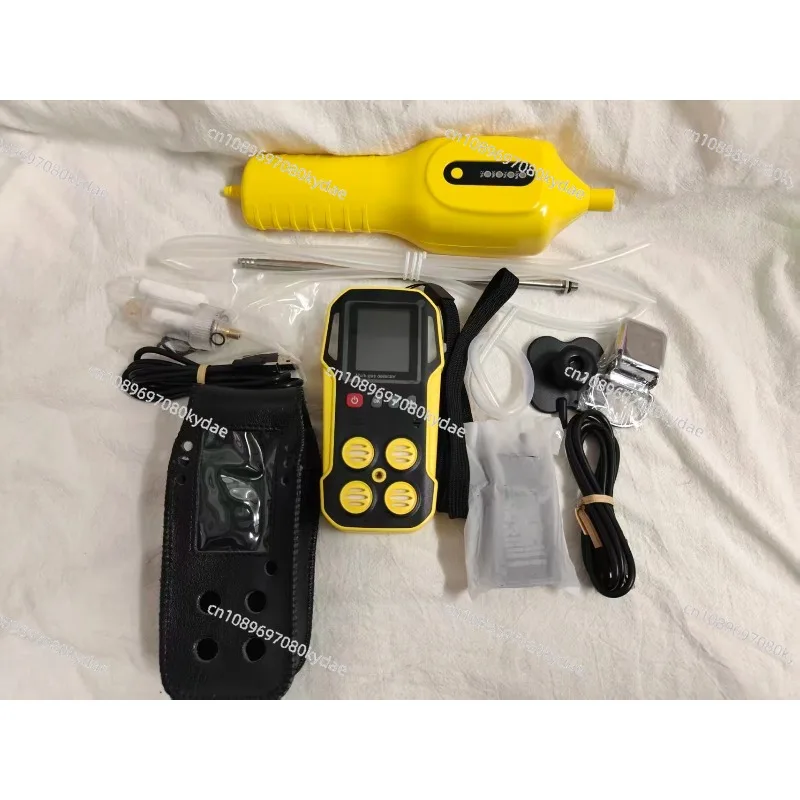 Automobile Portable Exhaust 5 in 1 Sensor Gas Analyzers Sound Light Alarm No Ch4 H2s - Co/co2/hc/o2/nox Multi Air Gas Detector