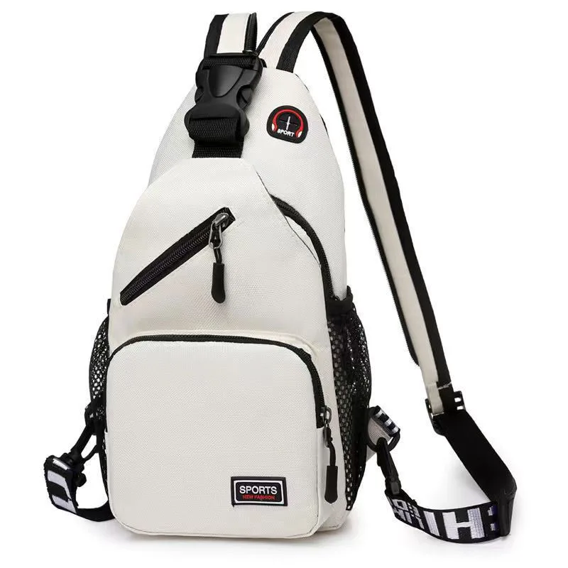 Men's Chest Bag Classic Male Crossbody Bags Funny Pack Oxford Cloth Designer Man Student Shoulder Sling Casual Sports Phone