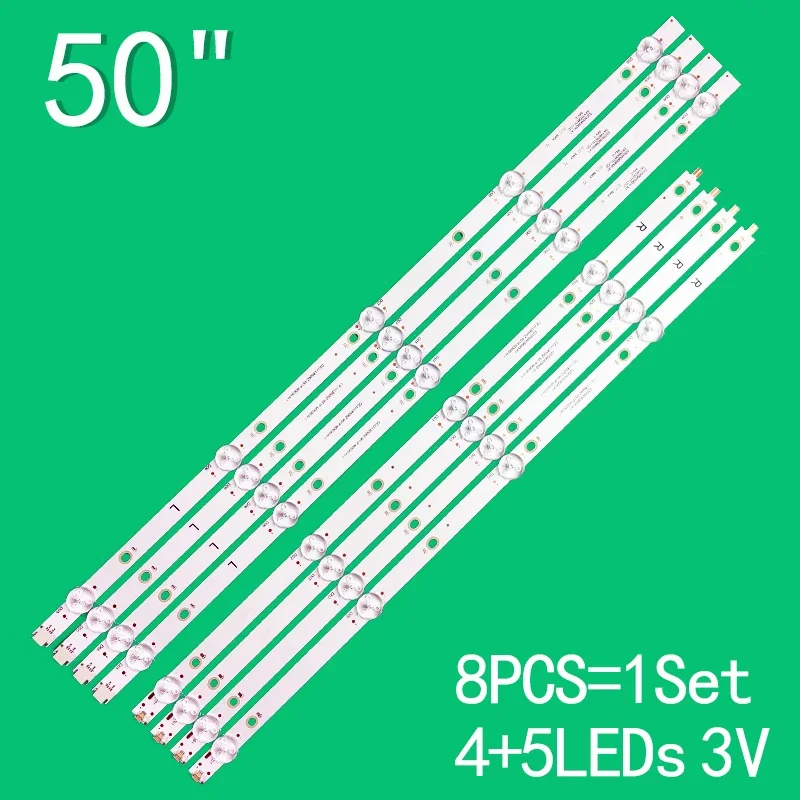 LED TV Backlight Strip for 50PUF6033 50PUF6093 50PUF6132 50PUF6112/T3 50PFS5803/62 02D500409000-X1 CEJJ-LB500Z-9S1P-M3030-H-1