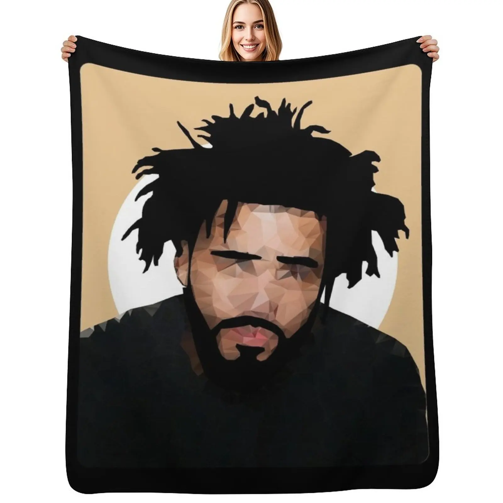 J Cole Throw Blanket Durable Warm Blanket for Daily Home Use