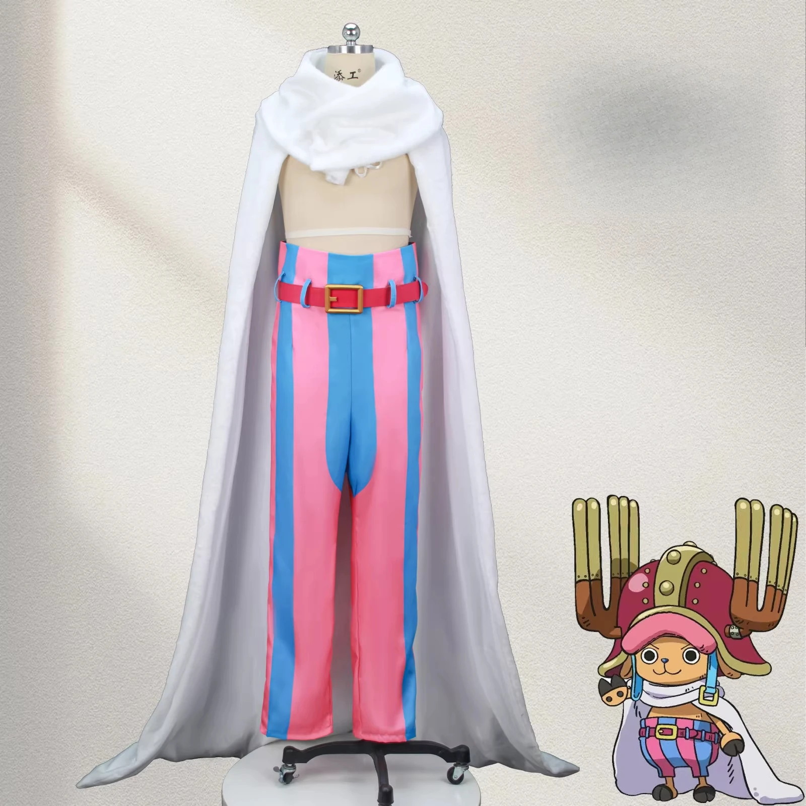 

Tony Tony Chopper Elbaph Anime OP Cosplay Costume Halloween party new men women cloak pant belts role-playing uniform XS-XXXL
