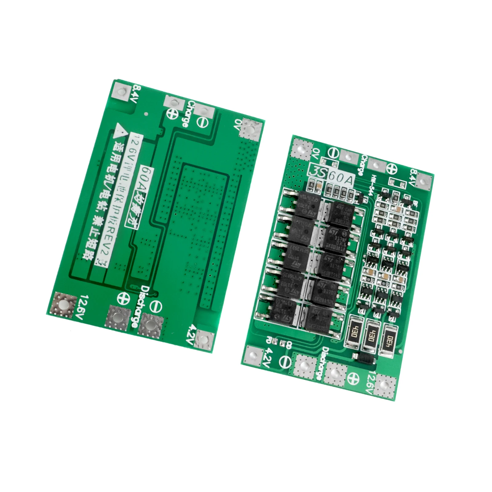 3S 4S 40A 60A Li-Ionen-Lithium-Batterieschutzplatine BMS 12V 16.8V mit Überladungsschutz und verbessertem Balancing für Bohrmaschinen und DIY-Anwendungen – Detail 7