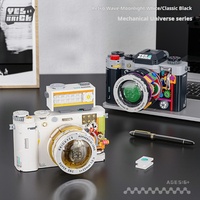 Retro camera Building Kit Construction Model Building Blocks Set, Collectible Gift Idea Building Set for Adults and Teen