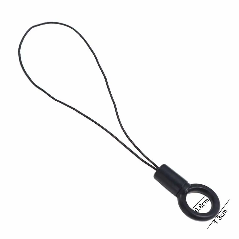 

Keychain ID Cards Keyring Badge Lanyard Anti Losing Rope Phone Lanyard Key Chain Holder Mobile Phone Straps Phone Black Rope