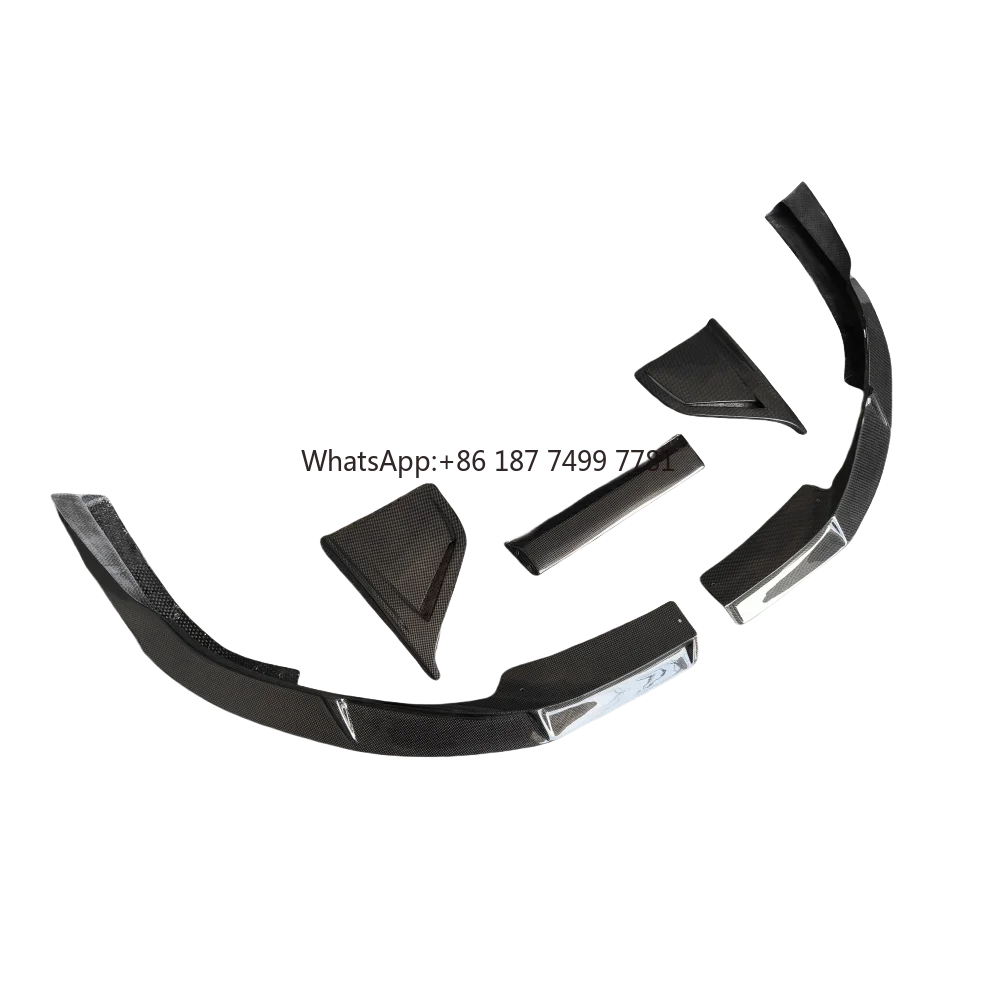 

Suitable for . F8 Modified M Model Carbon Fiber Front Lip Diffuser Body Kit Bumper Lower Lip